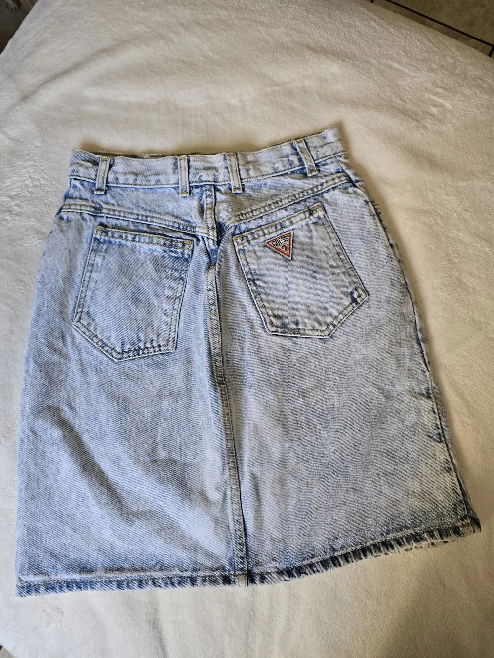 Guess by GUESS Light Wash Denim Skirt - Light Blue